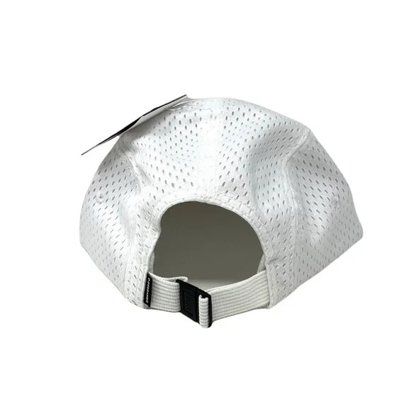 🔥HOT SALE🔥Converse Men’s 10008522-a01 Mesh Camp Cap White Blue Flat Low Brim - Picture 3 of 4